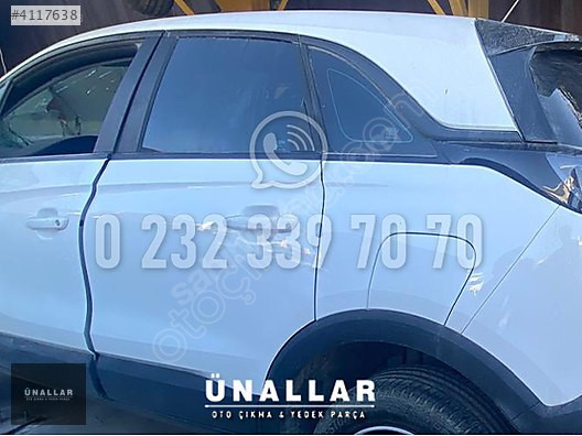 2022 OPEL CROSSLAND SOL ARKA KAPI | ÜNALLAR OTO ÇIKMA |