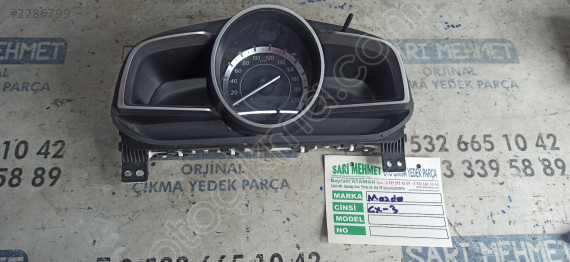 ÇIKMA MAZDA CX-3 KİLOMETRE SAATİ