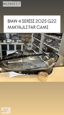 BMW 4 SERİSİ G22-G26 MAKYAJLI KASA FAR CAMI 2025