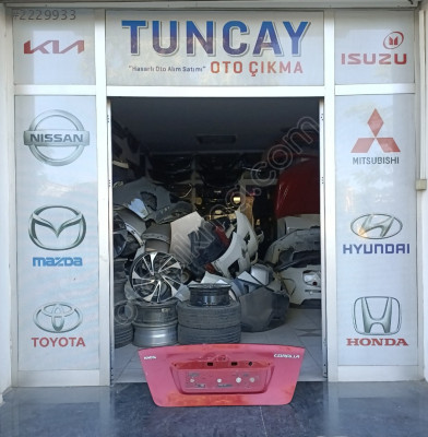 TOYOTA COROLLA BAGAJ KAPISI 2002-2007 ÇIKMA PARÇA ORJİNAL