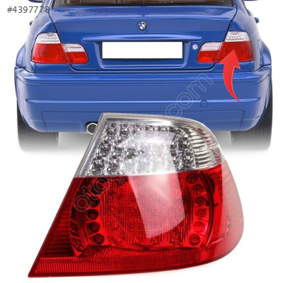63216937454 BMW E46 COUPE STOP LAMBASI DIS SAĞ BEYAZ SINYALLI LED