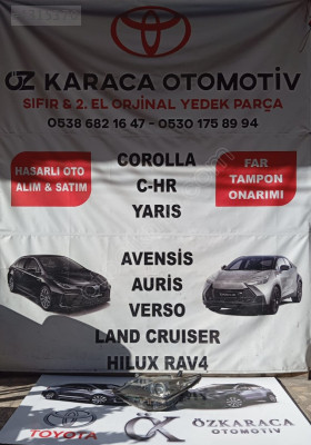 2013-2016 TOYOTA AURİS ÇIKMA ORİJİNAL ÖN FAR