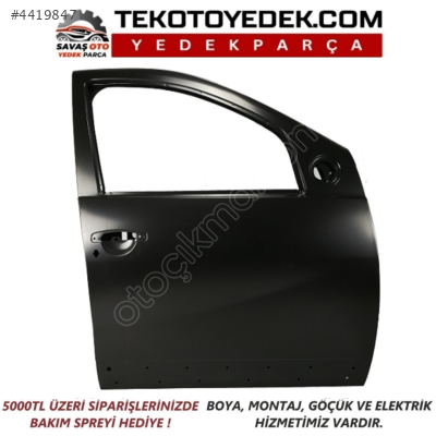 SANDERO  ÖN KAPI KOMPLE DODİKLİ SAĞ SOL 2008 VE ÜZERİ / KAMPANYA