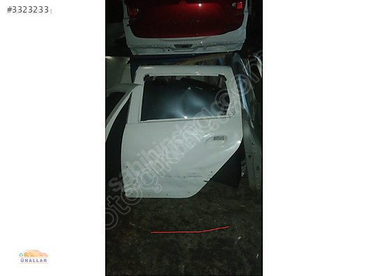 2016 DACİA LOGAN MVC SOL ARKA KAPI ÜNALLAR OTO YEDEK PARÇADA