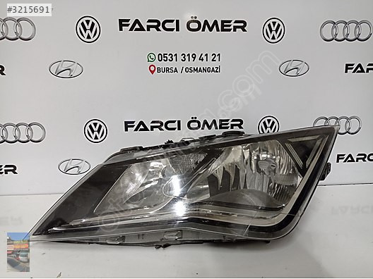 SEAT LEON KÖŞE LED'Lİ ORJİNAL SOL FAR