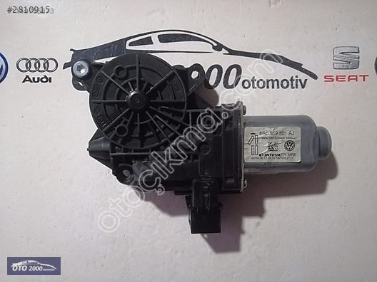 6R0959801AJ FABİA-İBİZA SOL ÖN CAM MOTORU