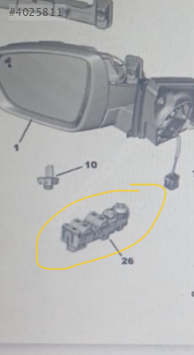 citroen c5 aircross kontaktör taban plakası 98 319 739 ZD