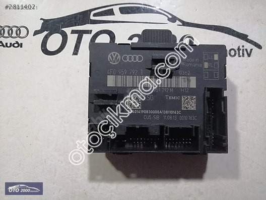4F0959792T AUDİ A6 2009-2011 KAPI KONTROL MODÜLÜ