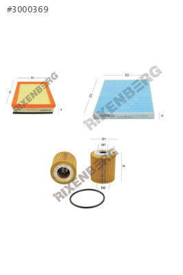 Peugeot 301 1.5 Filtre Bakım Seti