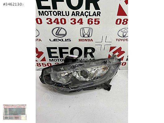 HONDA CİVİC SOL FAR FC5 SIFIR ORJİNAL YEDEK PARÇA 16-19 MODEL
