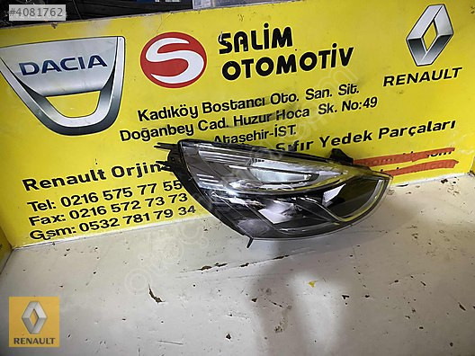RENAULT CLIO 4 ÇIKMA ORJİNAL SAĞ FAR VE DİĞER PARÇALARI