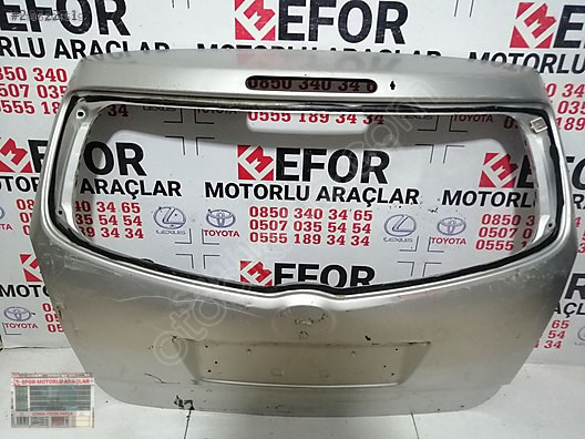 TOYOTA VERSO BAGAJ KAPAĞI ÇIKMA ORJİNAL PARÇA 2002-2006