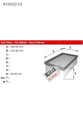 HAVA FİLTRESİ C4