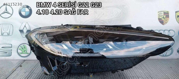 BMW 4 SERİSİ G22 G23 4.18 4.20 ORJİNAL ÇIKMA SAĞ FAR