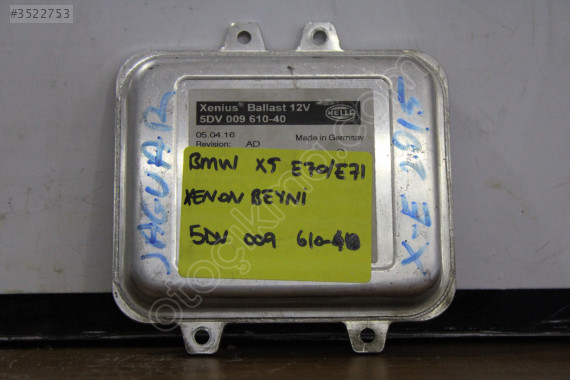BMW X5 E70 E71 XENON BEYİN 5DV00961040