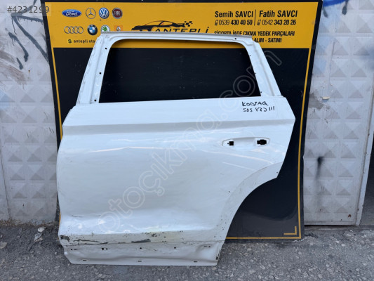 SKODA KODİAQ SOL ARKA KAPI ÇIKMA ORİJİNAL
