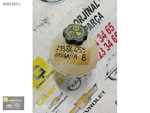 OPEL İNSİGNİA B RADYATÖR SU BİDONU OEM 23386455 ÇIKMA SÖKME YEDE