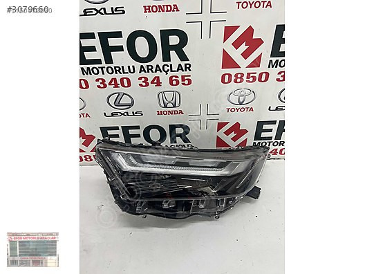 TOYOTA RAV-4 SOL FAR FULL LED ÇIKMA ORJİNAL YEDEK PARÇA 23-24