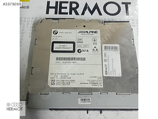 2012DJ1655 RADYO CD ÇALAR ÜNİTESİ BMW F10 (ÇIKMA)
