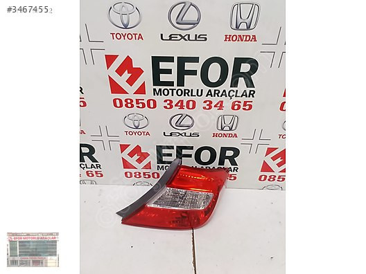 HONDA CIVIC ORJİNAL ÇIKMA SAĞ DIŞ STOP 12-15 FB7
