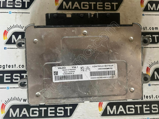 Citroen C3 1.4 Motor Beyni 9666909780 9666591380 V29006828-A V34.
