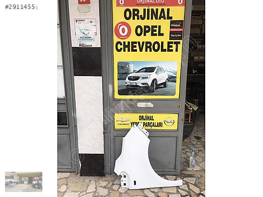 Opel meriva b çıkma sağ ön çamurluk ORJİNAL OTO OPEL