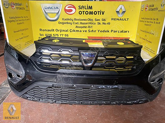 2022 DACİA SANDERO ÇIKMA ORJİNAL ÖN TAMPON VE YAN PARÇALAR
