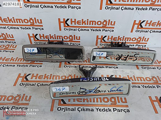 VOLKSWAGEN AUDİ DİKİZ AYNASI ELEKTRİKLİ (KREM ÇERÇEVELİ SİYAH) E