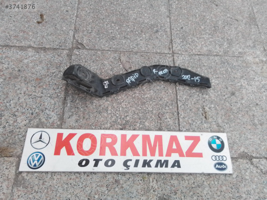 SKODA RAPID ARKA TAMPON BRAKETI SAĞ 2012-2015
