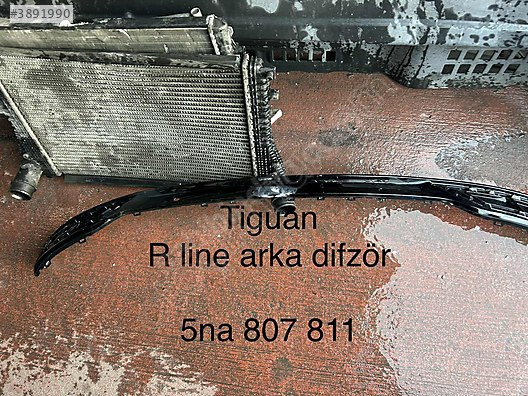 Tiguan arka difzör R line çıkma ORJİNAL 5na 807 811