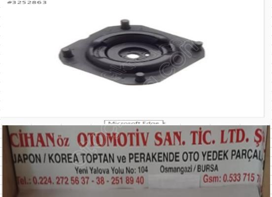 AMORTİSÖR KULE ÖN MAZDA 626 88-91-