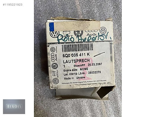 Audio System VW POLO ÖN KAPI HOPARLÖRÜ 6Q0 035 411 K