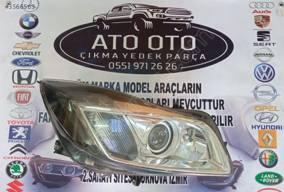 OPEL İNSİGNİA  ORJİNAL ÇIKMA SAĞ FAR