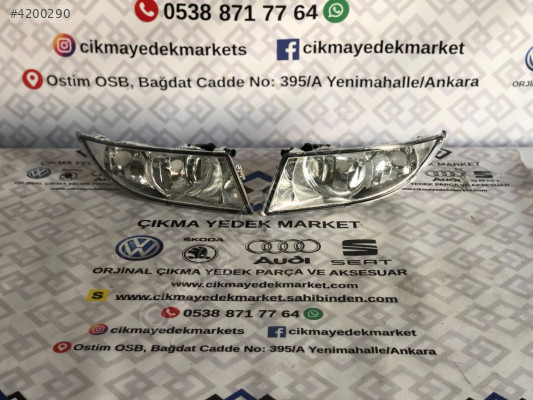SKODA FABİA SİS FARI 2011 2014 5J0941701B 5J0941702B