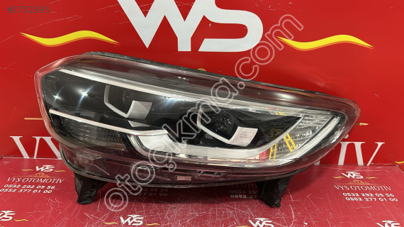 RENAULT KADJAR MERCEKLİ SOL ÖN FAR ORJ ÇIKMA OEM : 260604984R