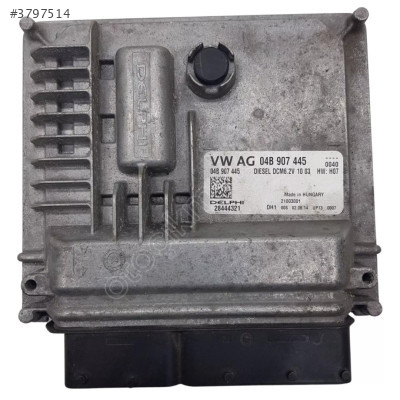 Volkswagen Polo 1.4 Motor Beyni / 04B907445 / 28459901