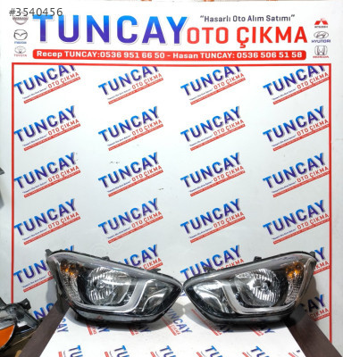 HYUNDAİ İ20 SAĞ SOL FAR TAKIMI 2012-2014 ÇIKMA