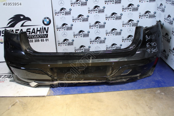 BMW 7 SERİ G70 SİYAH ARKA TAMPON ORİJİNAL ÇIKMA