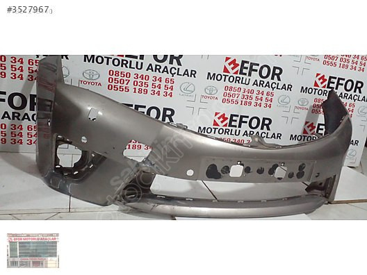 TOYOTA COROLLA ÖN TAMPON PREMIUM ÇIKMA ORJİNAL YEDEK PARÇA