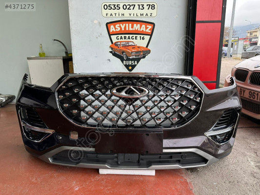 CHERY TİGGO 8 PRO ÖN TAMPON DOLU ORJİNAL PATLICAN MORU RENGİ