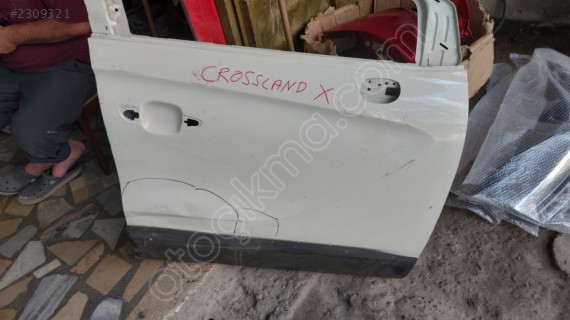 OPEL CROSSLAND X ORJİNAL SAĞ ÖN KAPI