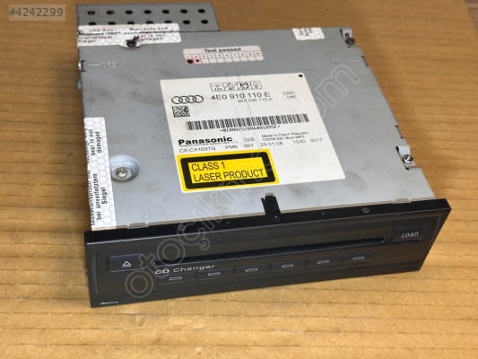 AUDİ A6 A8 05-11 6LI CD CHANGER OKUYUCU 4E0910110E 4E0057110E