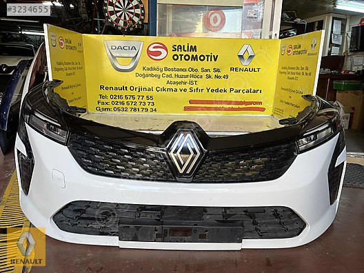 RENAULT CLIO 5.5 ÇIKMA ORJİNAL DOLU ÖN TAMPON SAĞ SOL FAR VE DİĞ