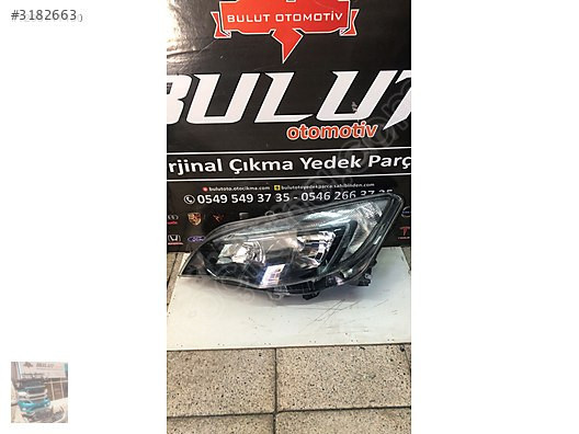 Opel Astra J Halojen Sol ön Far 2012 2015