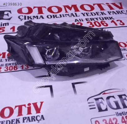 YENİ PEUGEOT 508 SAĞ FAR ORJİNAL HATASIZ