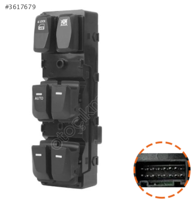 DÜĞME CAM KALDIRMA ÖN SOL HYUNDAI İX35 11-15 93570-2Y010 DÖRTLÜ