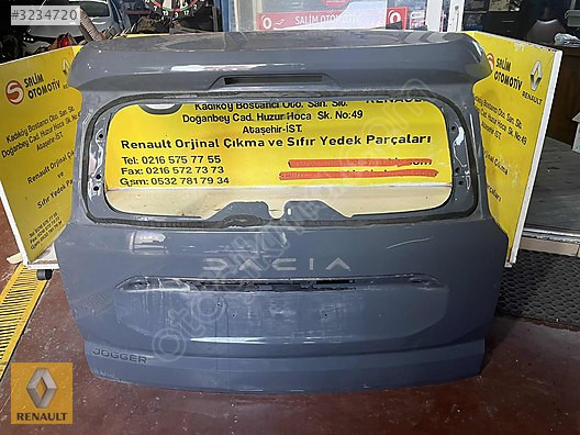 DACİA JOGGER ÇIKMA ORJİNAL BAGAJ KAPAĞI VE DİĞER PARÇALARI