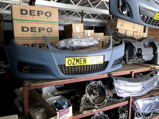 ÖZMEN OPEL VECTRA C MAKYAJLI ÖN TAMPON SİS KAPAĞI KARLIK