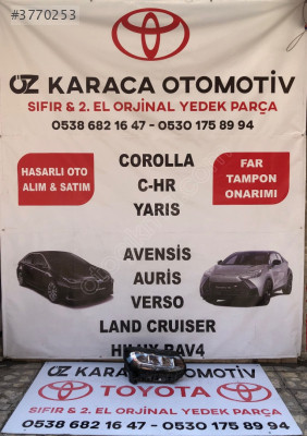 2020-2025 TOYOTA PROACE CITY ÇIKMA ORJINAL SAĞ ÖN FAR