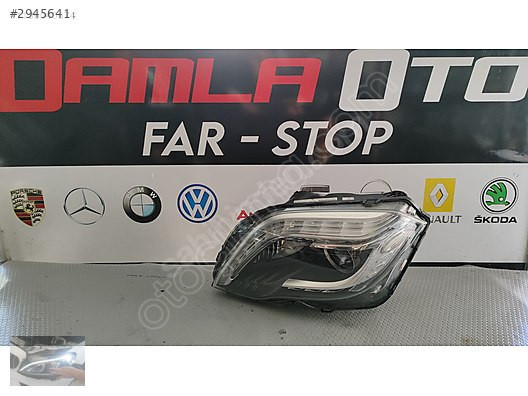 MERCEDES GLK W204 ORJİNAL SOL ÖN FAR